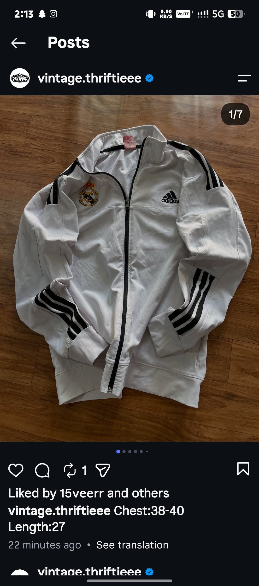 Real jacket white