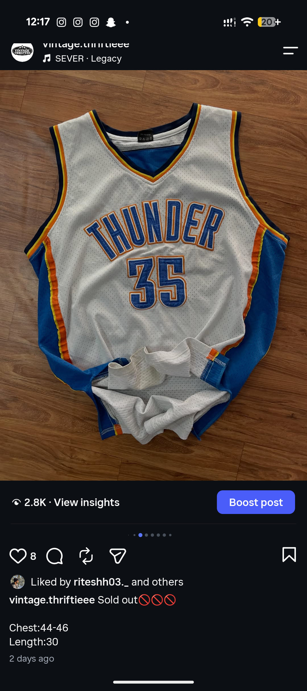 Durant jersey