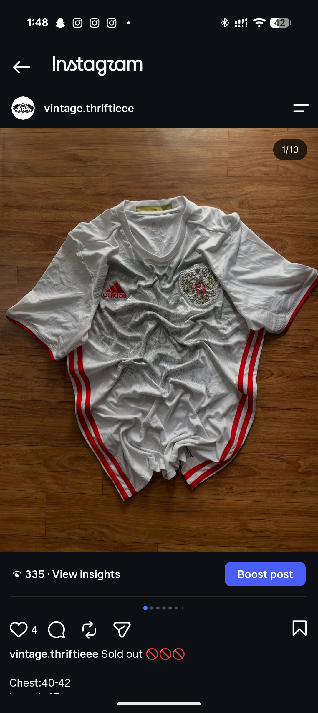 Russia jersey