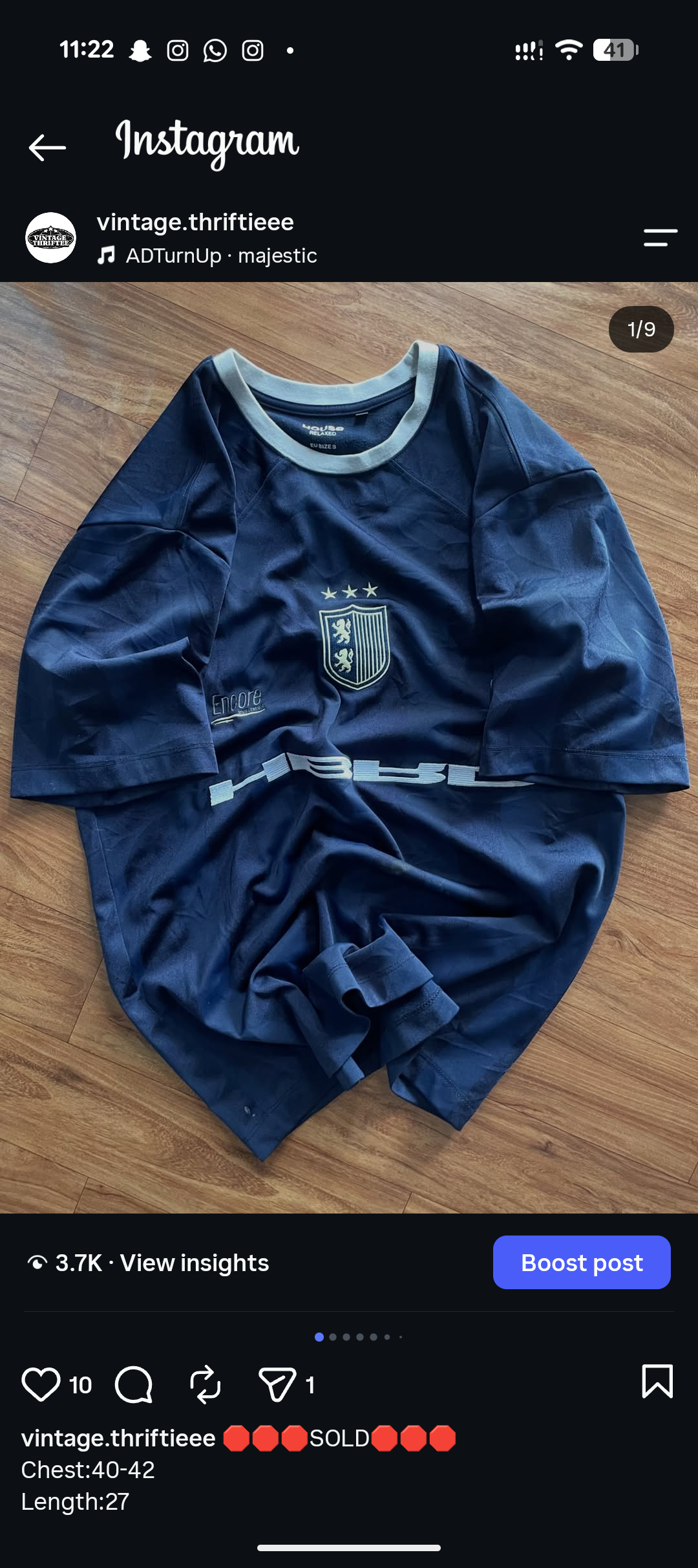 Dark jersey