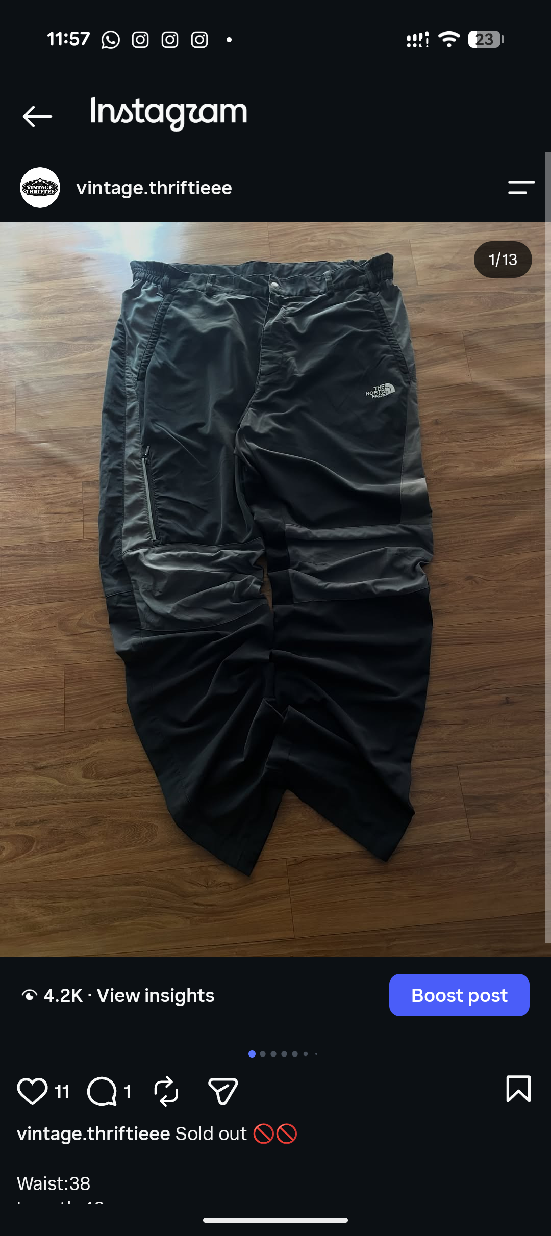 TNF track