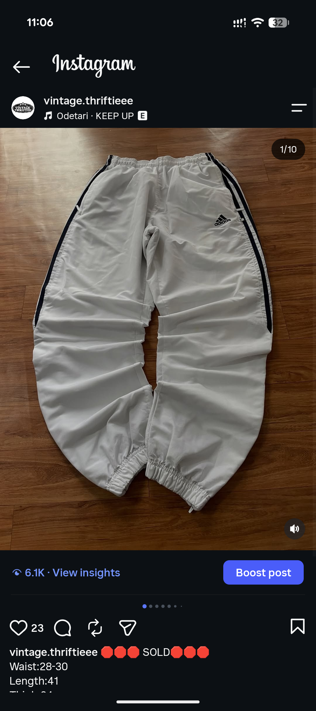White adidas
