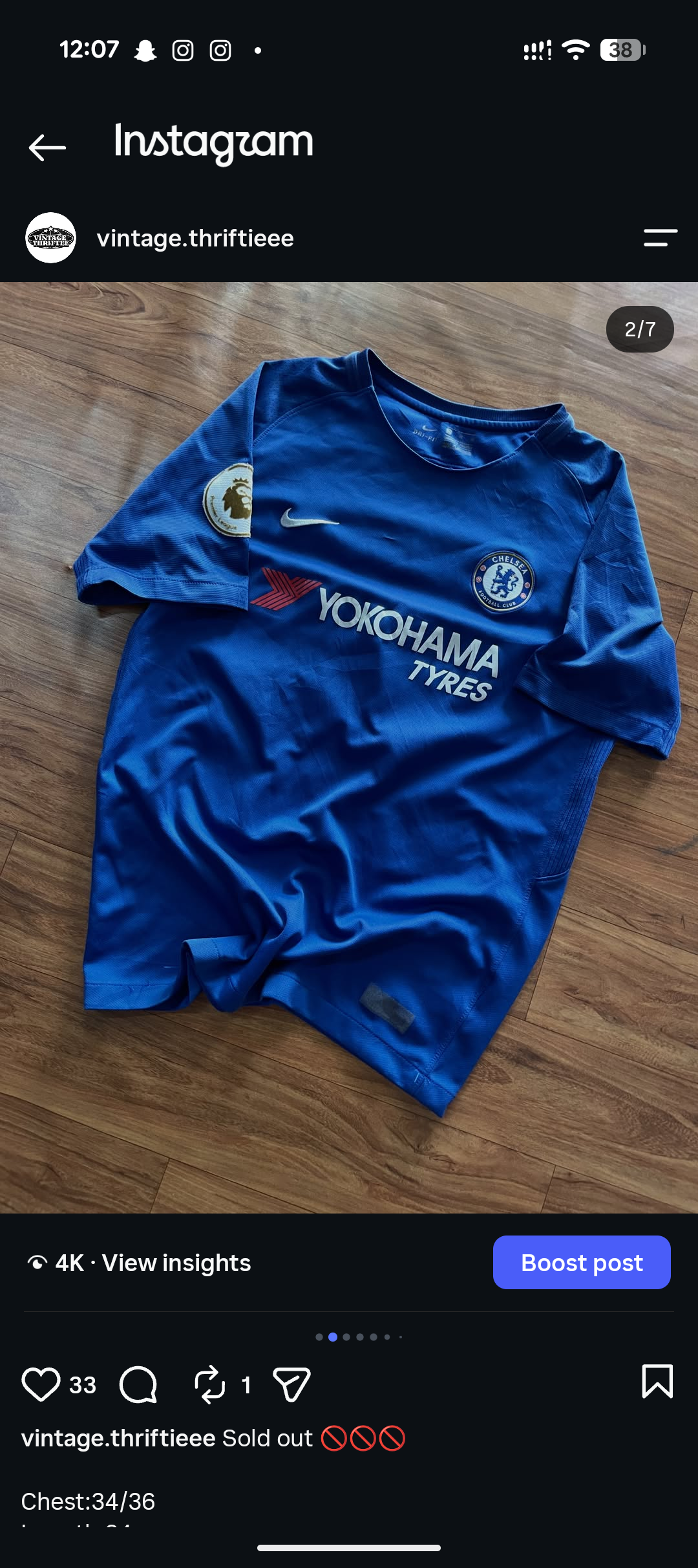 Chelsea jersey