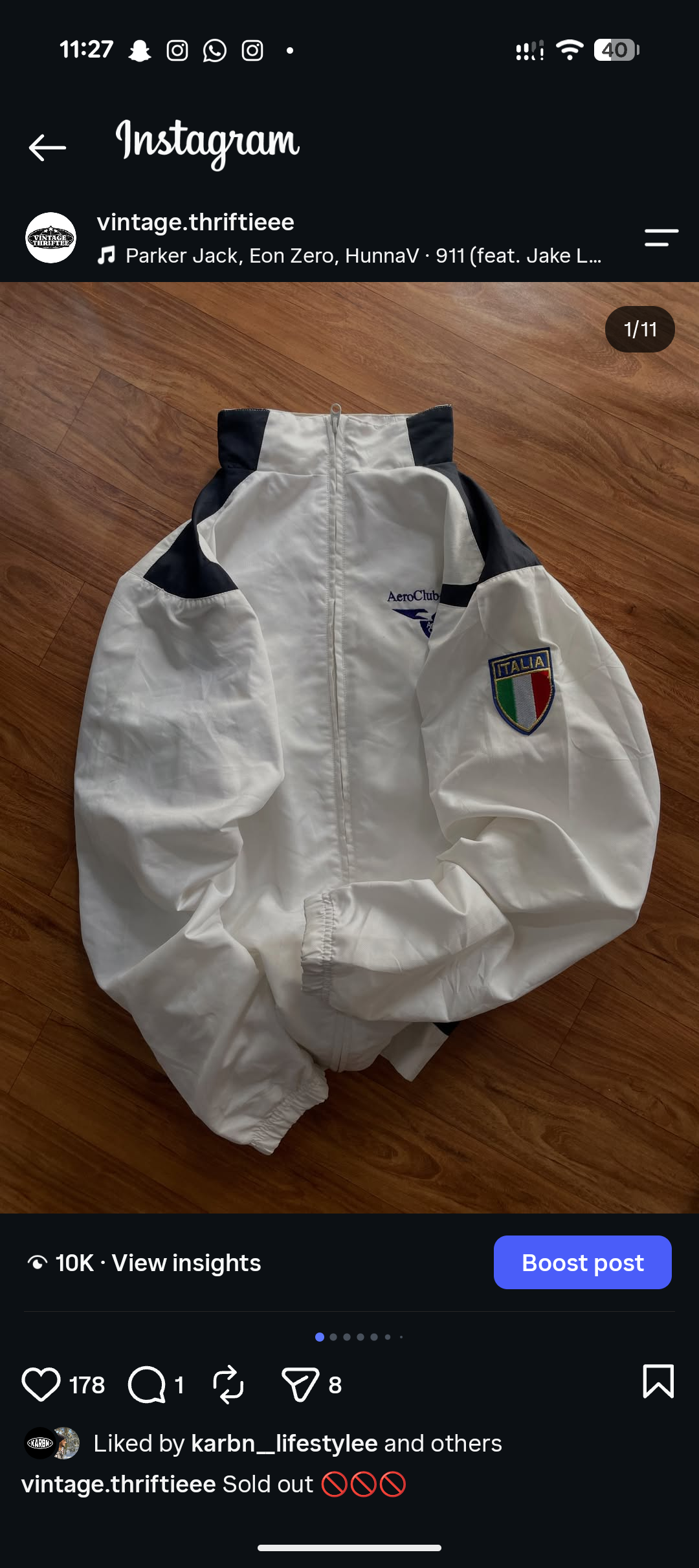 Italy jacket