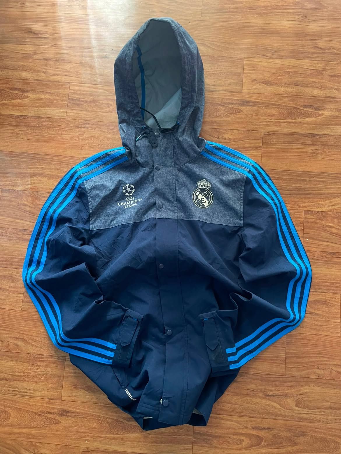 Real blue jacket