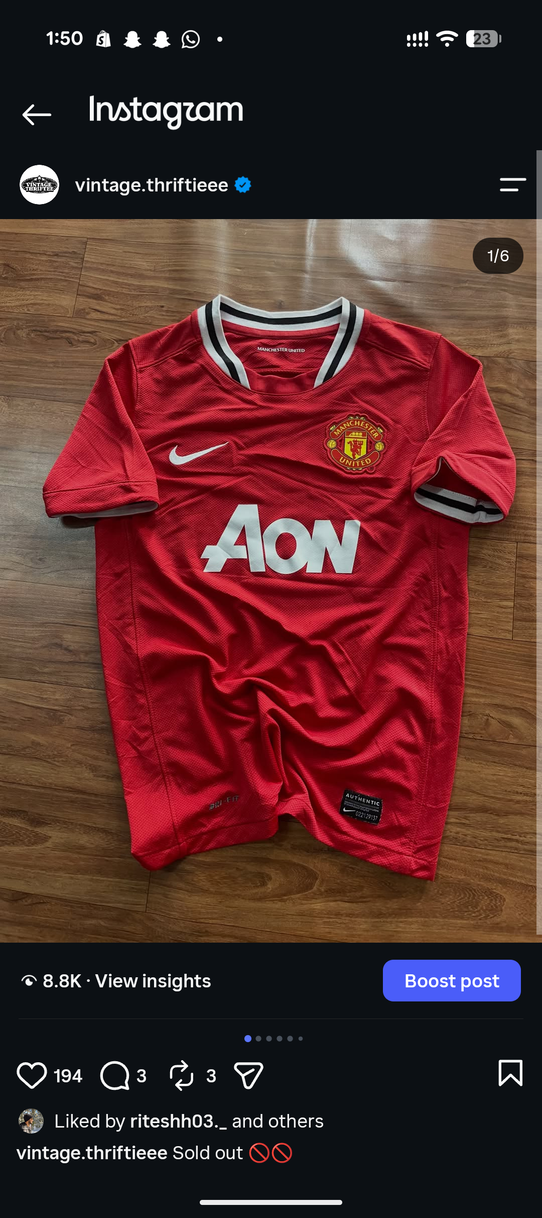 Man U Aon