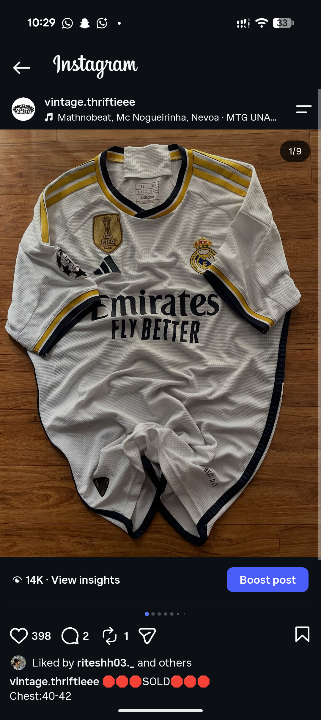 Real madrid vintage