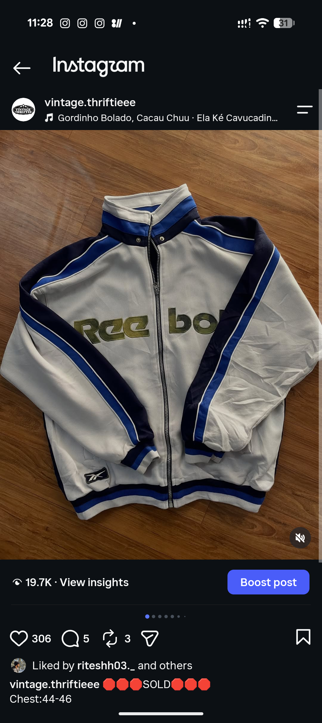 Rbk jacket