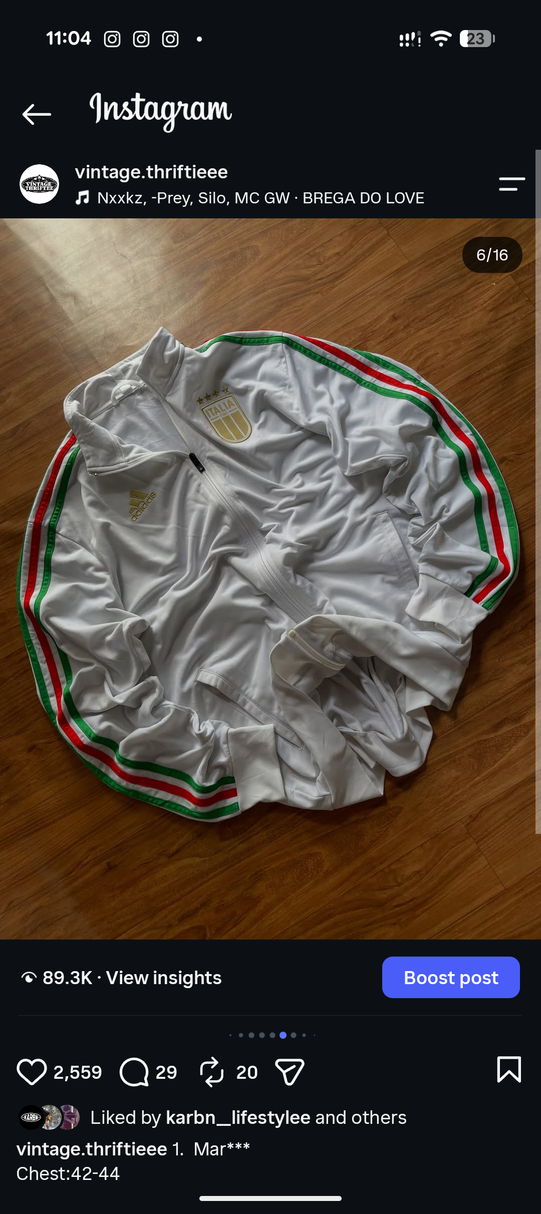Italy 3 stripe