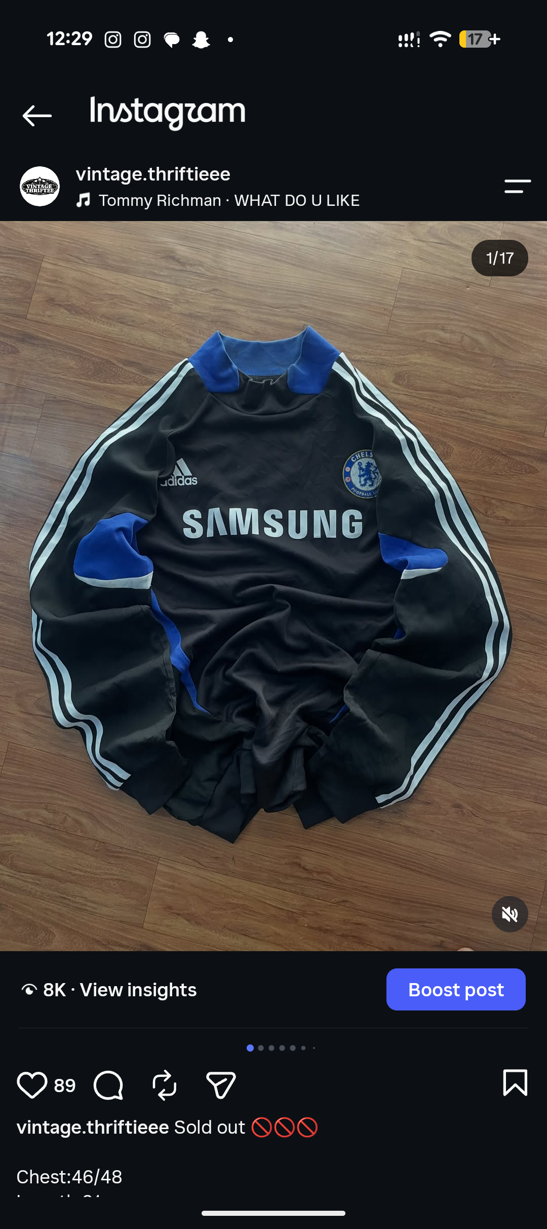 Chelsea full sleeves