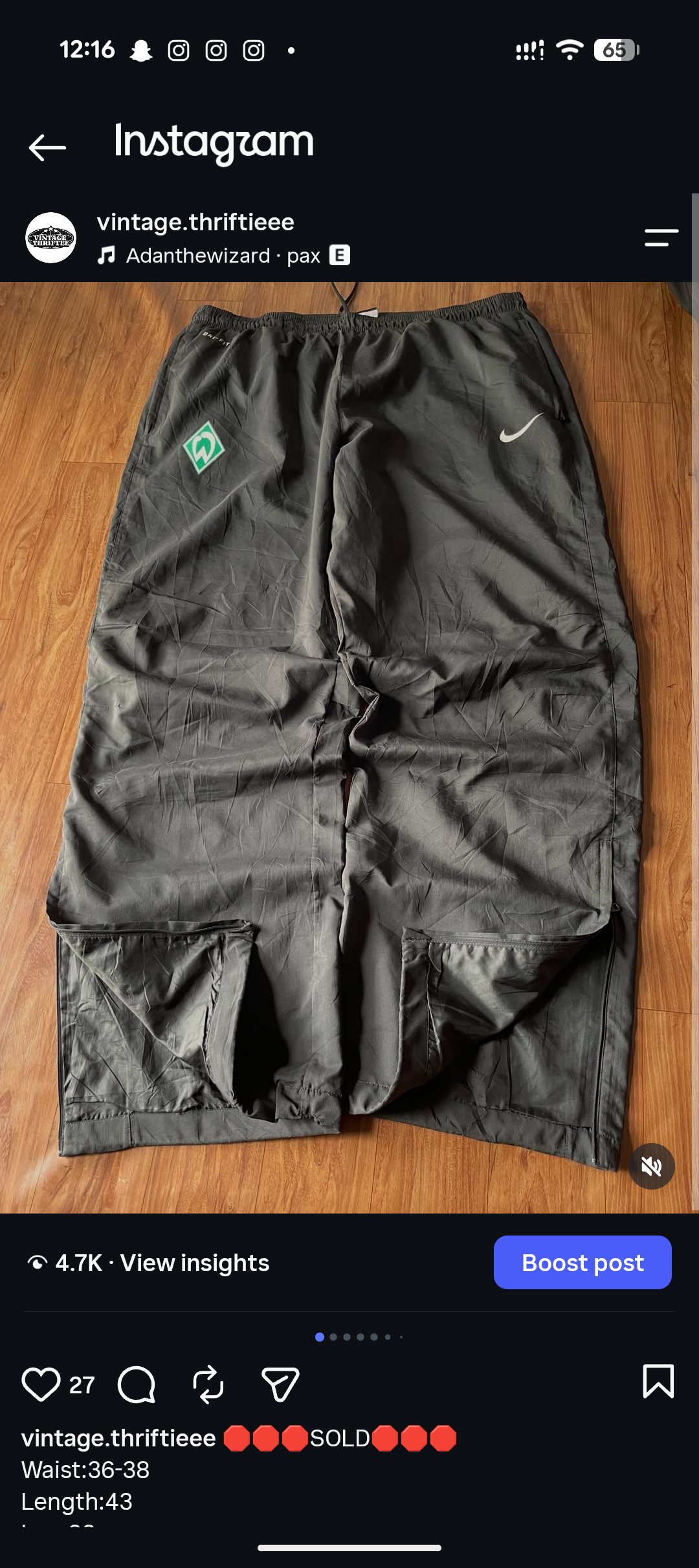 Trackpant grey