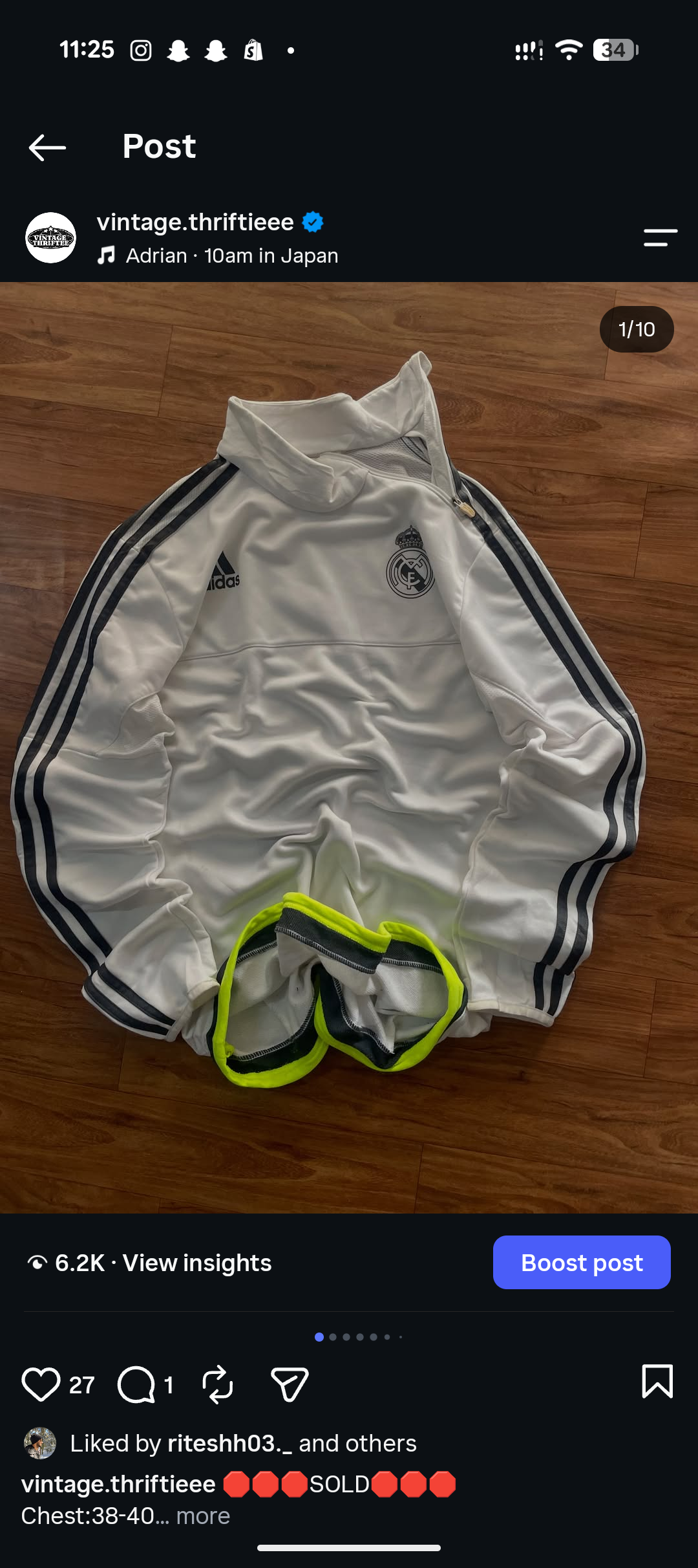 Madrid full sleeves