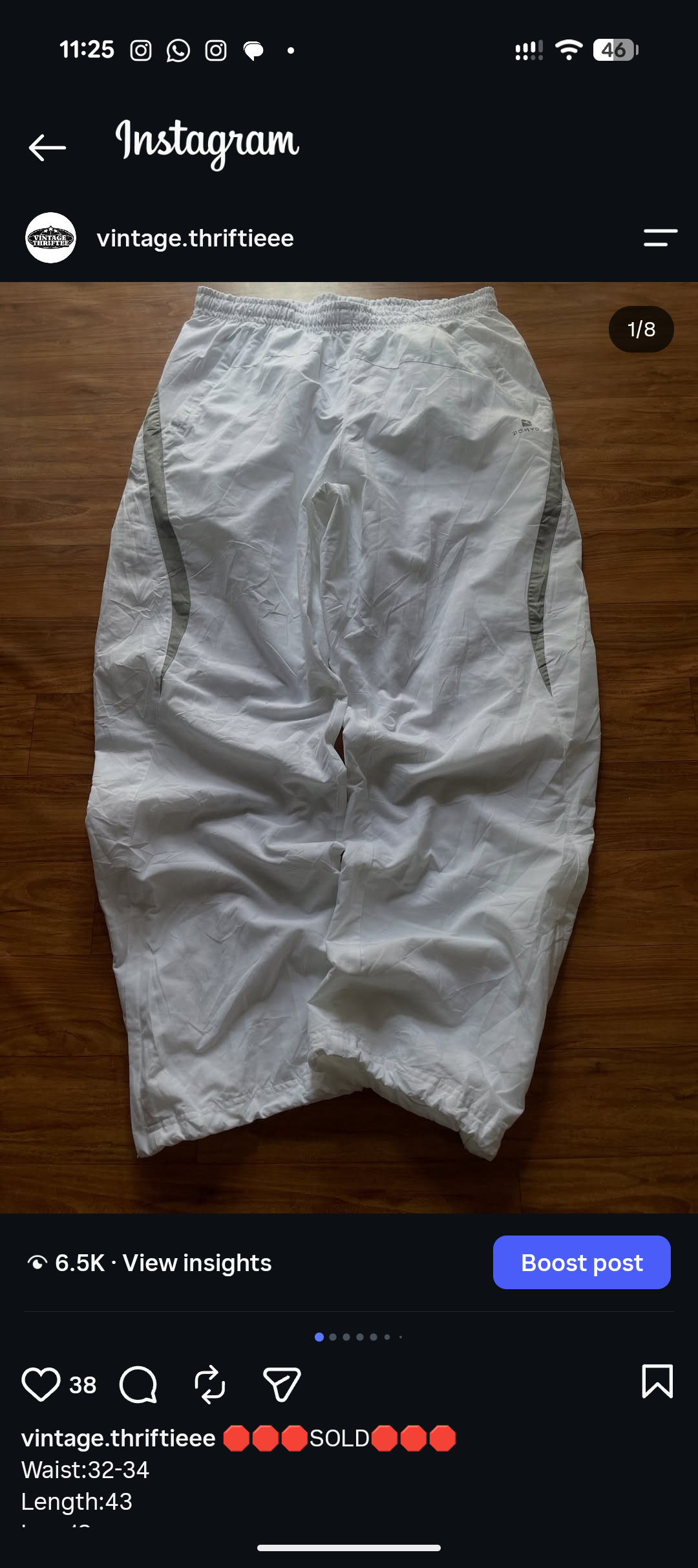 Trackpant white