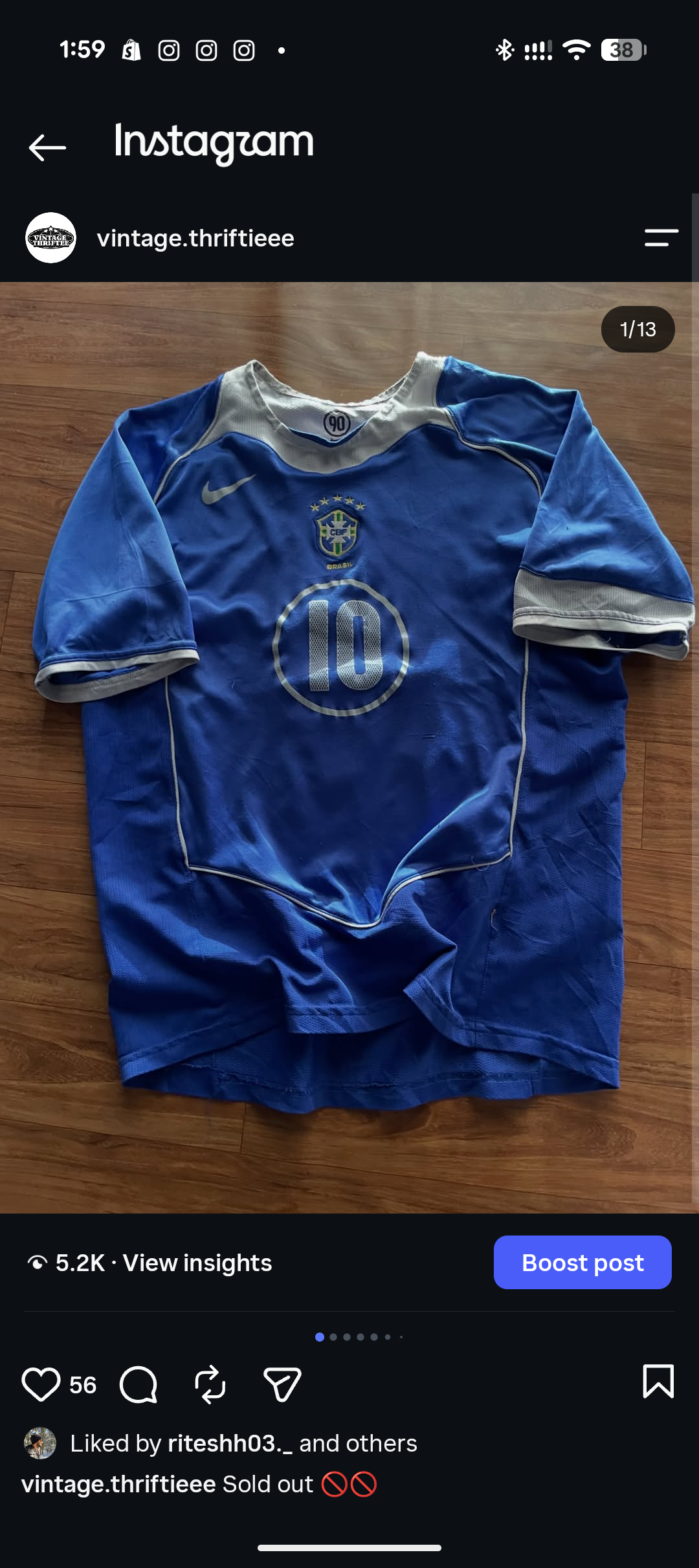 Brazil blue 10