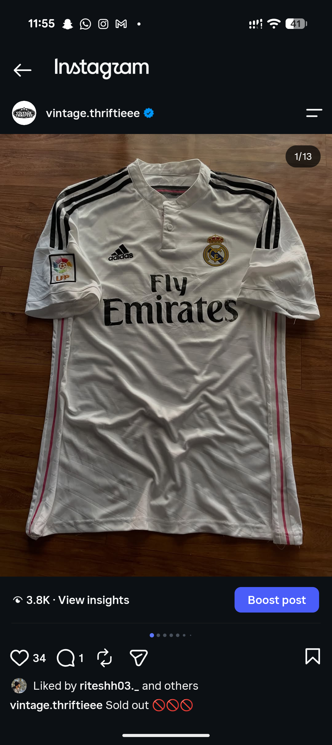 Pack of 2 jerseys