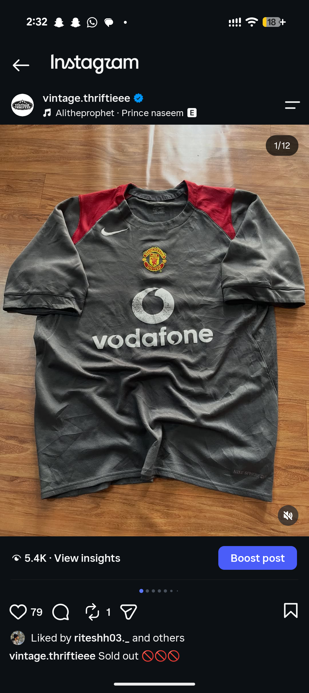Man U vodafone